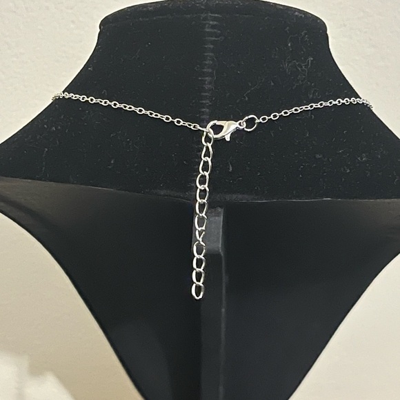 Evil Eye Key Shaped Pendant Necklace - Picture 4 of 4